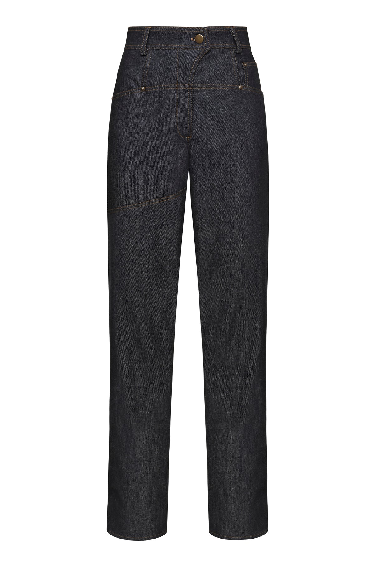 Diagonal Zipper Jeans – Materiel
