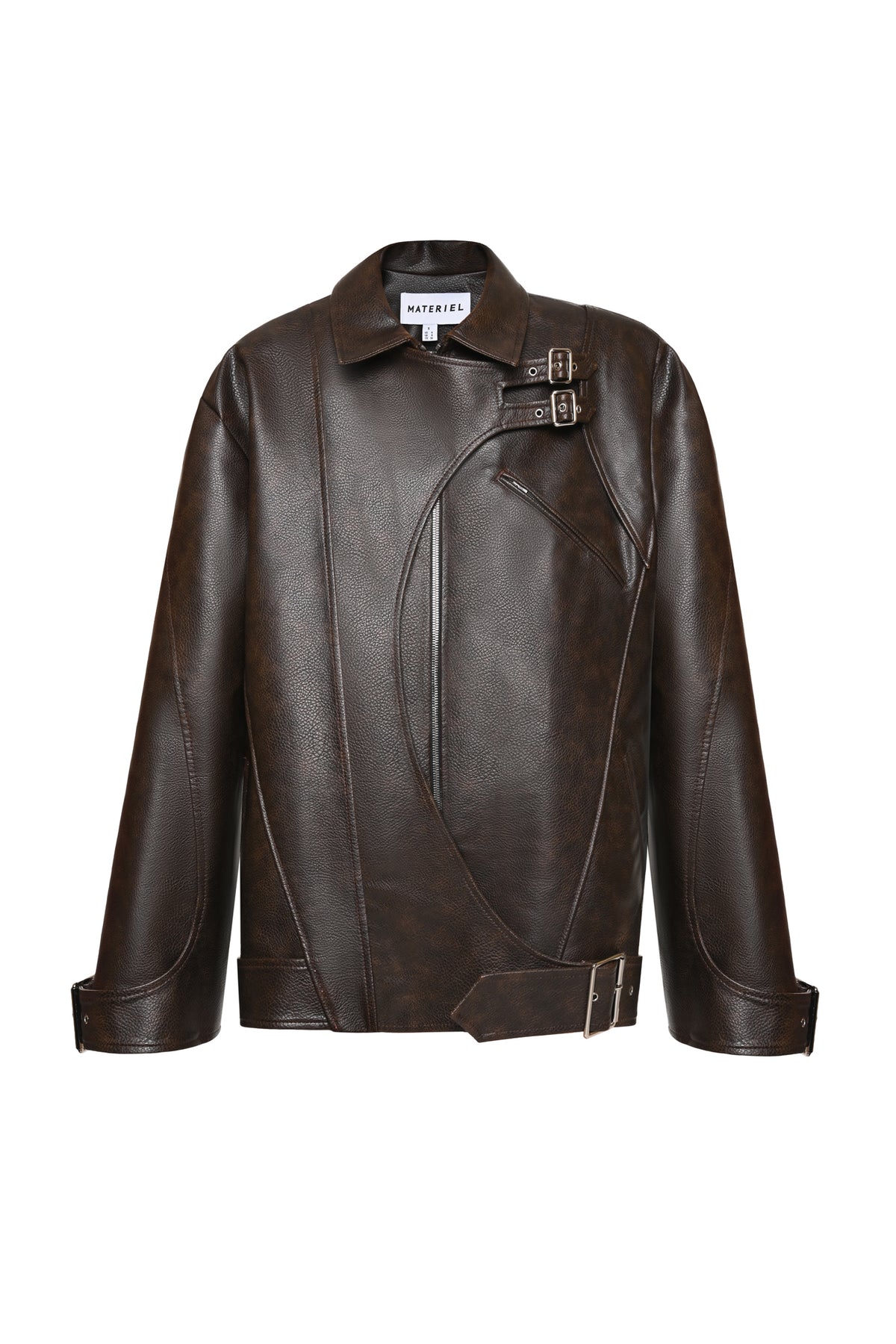 ジャケット・アウター younger song eco leather bomber jacket younger song eco leather bomber jacket