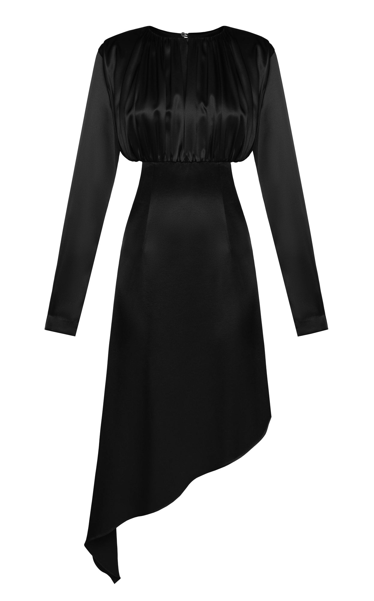 No Waist Asymmetrical Dress Materiel