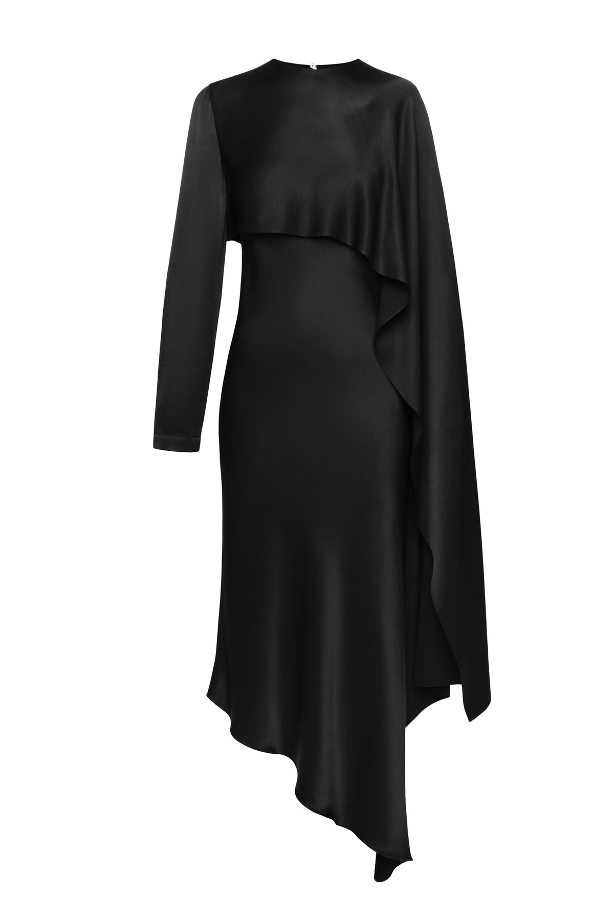 One Shoulder Scarf Dress – Materiel