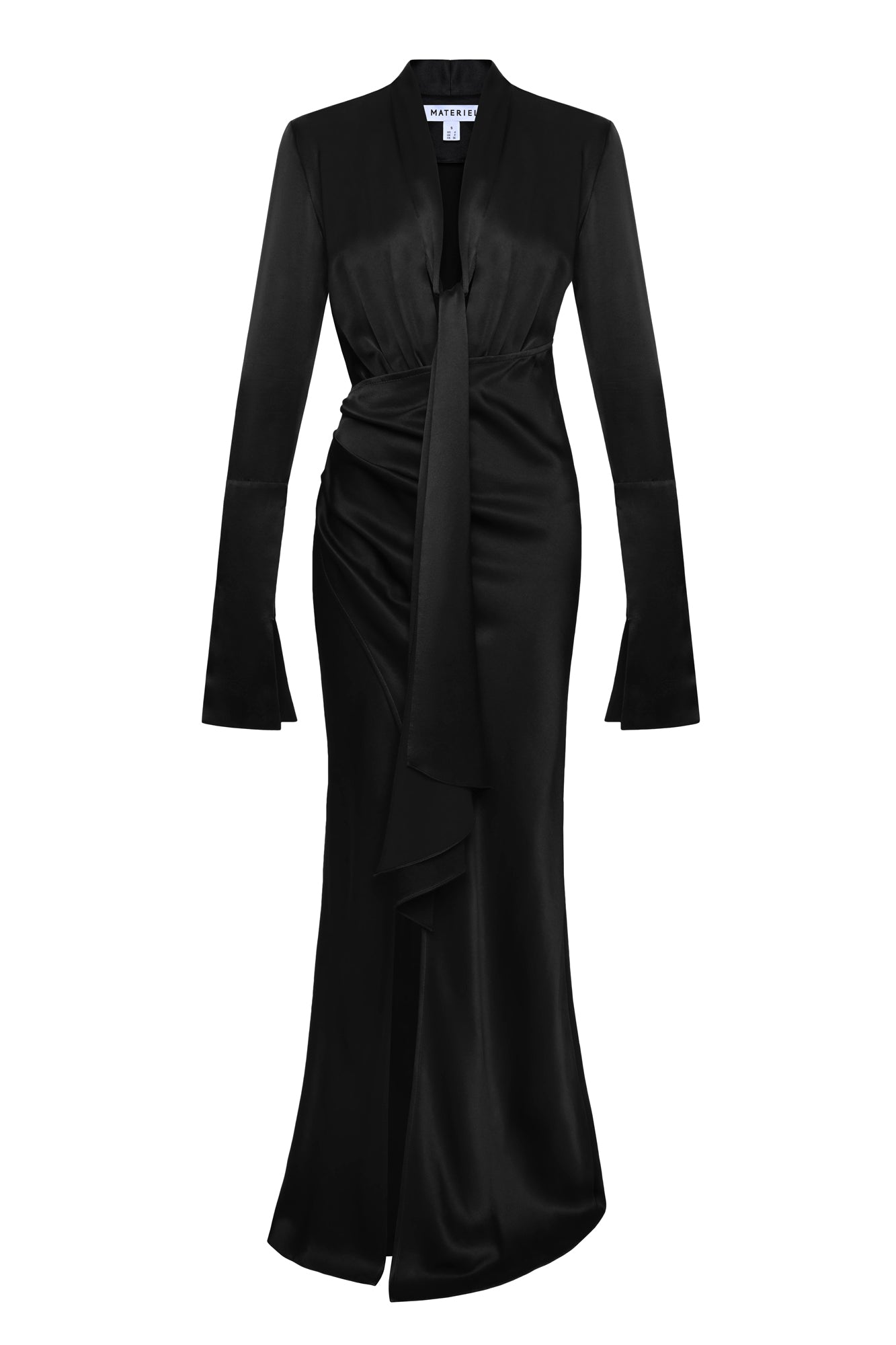 Deep V-Neck Maxi Dress – Materiel