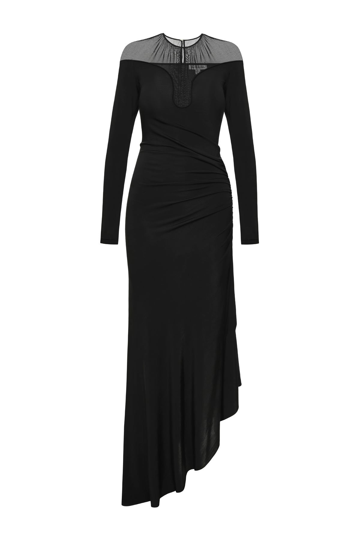 Sheer Top Asymmetrical Dress – Materiel