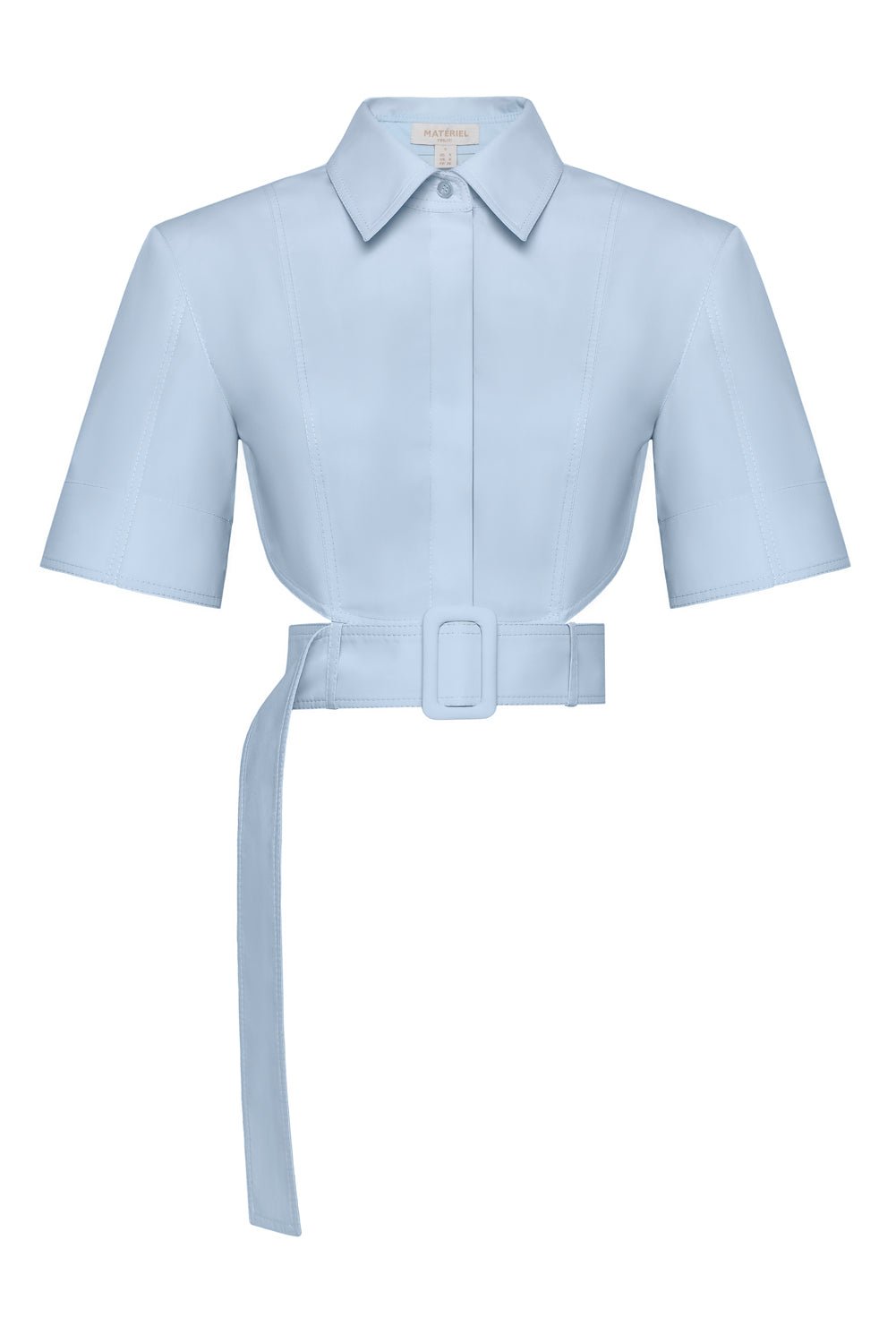 Belted Crop Shirt - Image 2