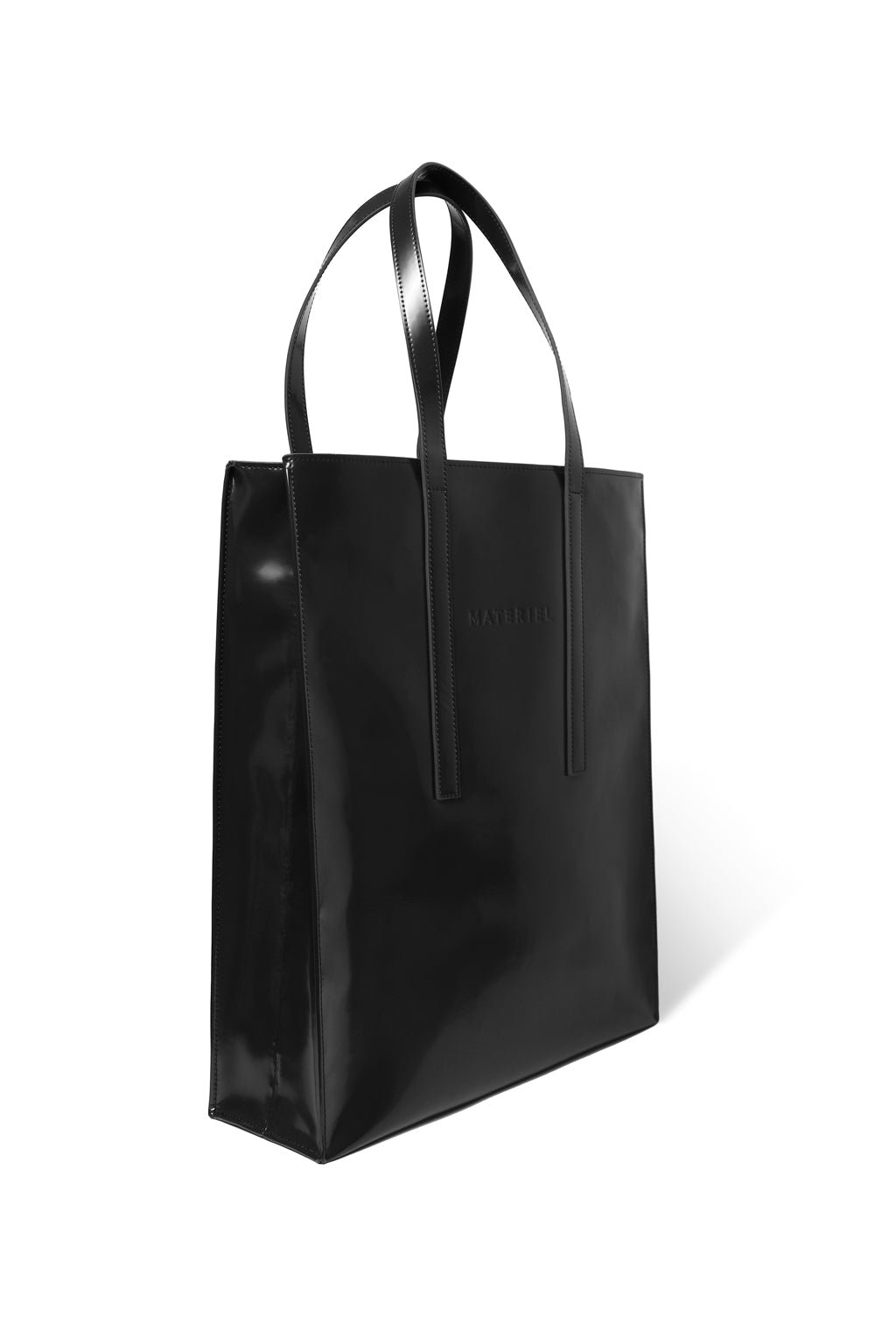 Vegan Leather Rectangular Large Tote - Image 2