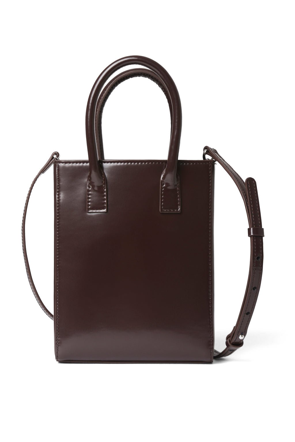 Vegan Leather Rectangular Small Tote