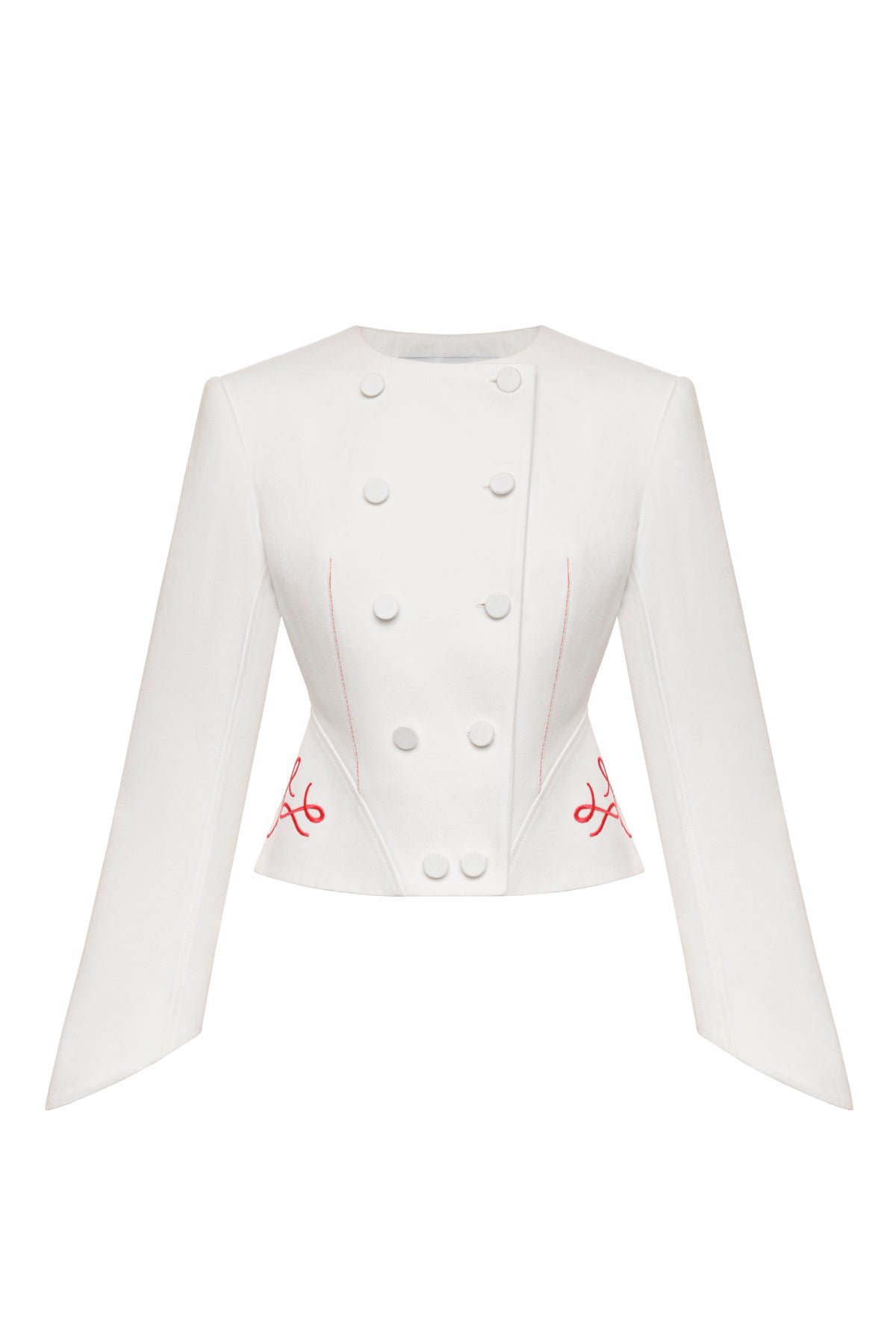 Waisted Embroidery Jacket - Image 3