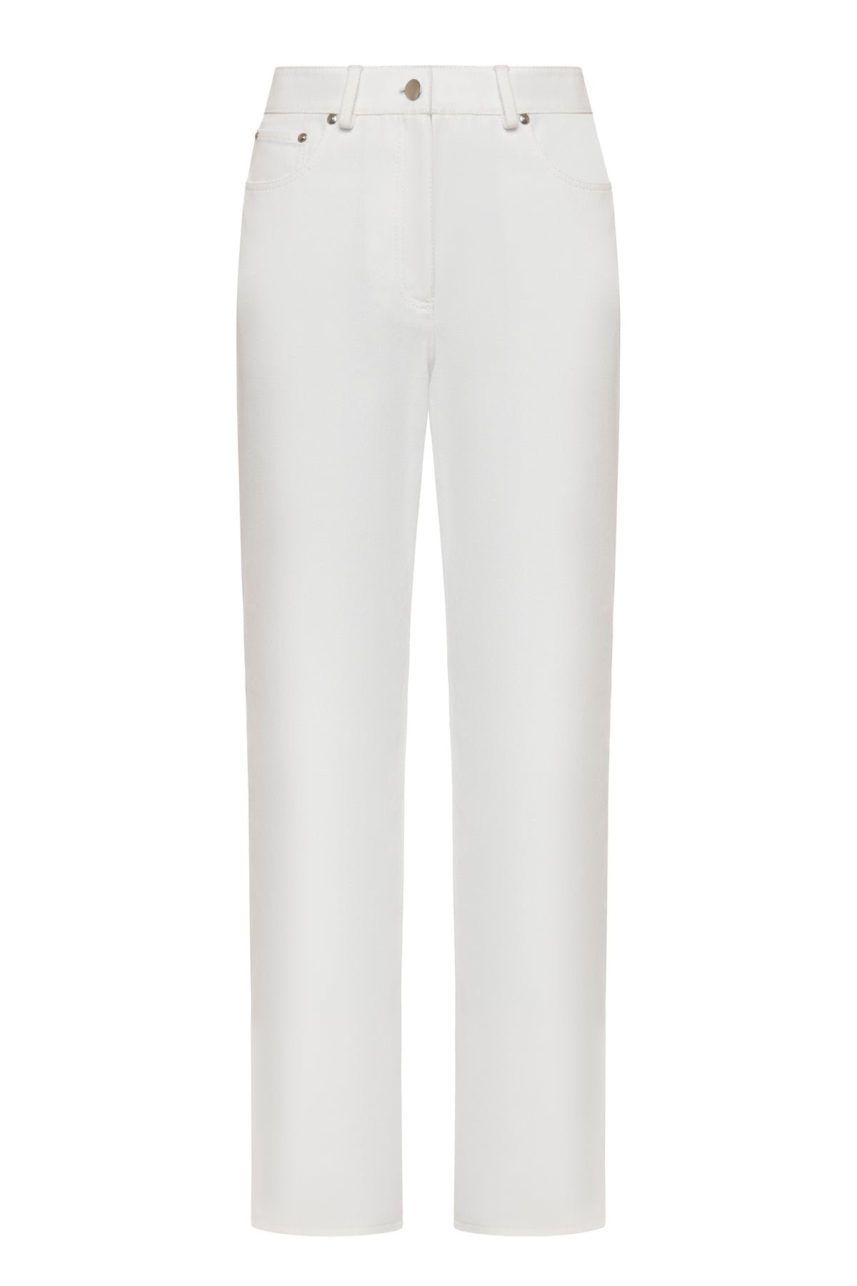 Straight Embroidery Jeans - Image 3