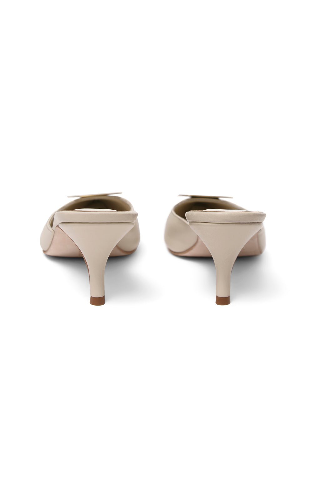 Gold-Hued Rectangle Mules - Image 3