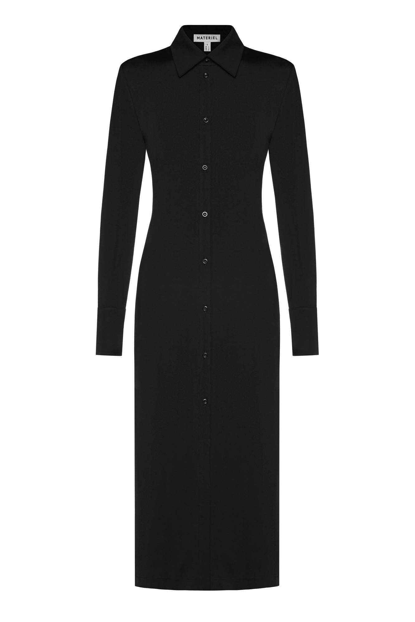 Open Back Buttoned Dress - Image 2