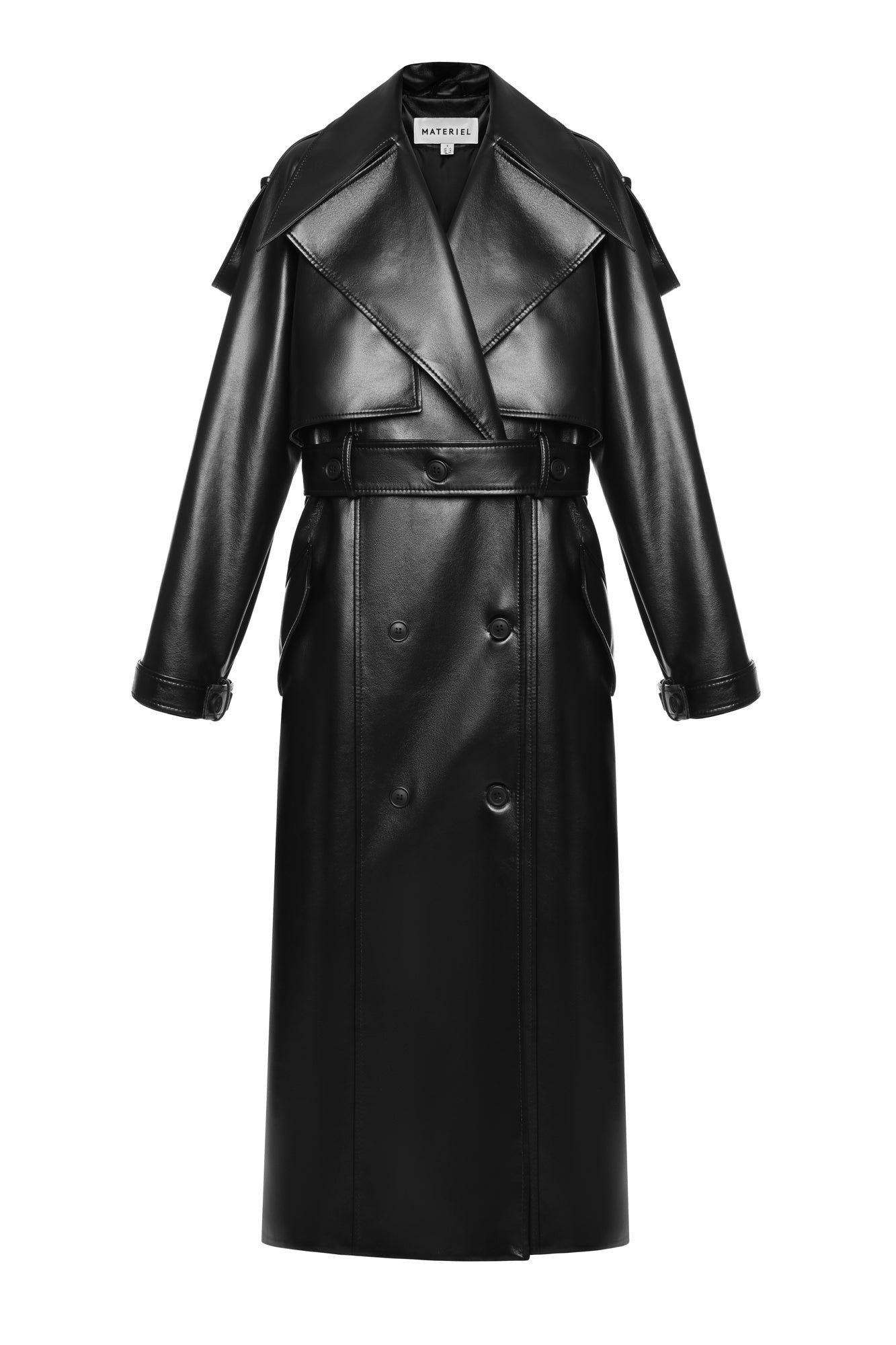 Eco Leather Signature Trench - Image 3