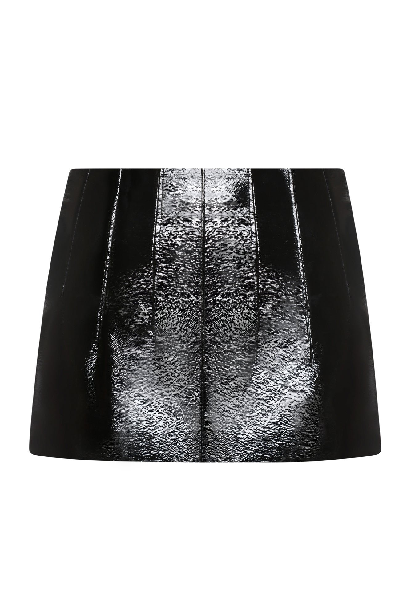 Eco Crinkle Vinyl Mini Skirt - Image 2