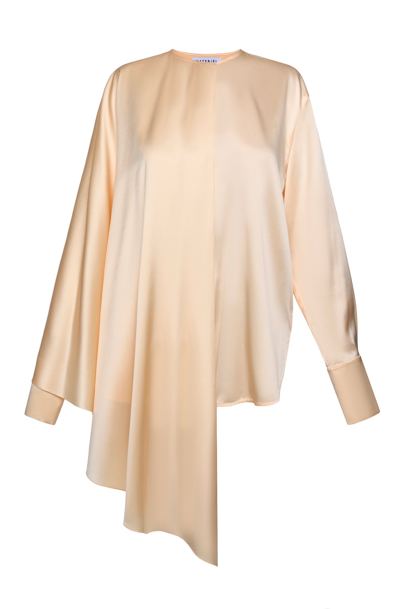 Airy Scarf Shirt-Dress - Image 3