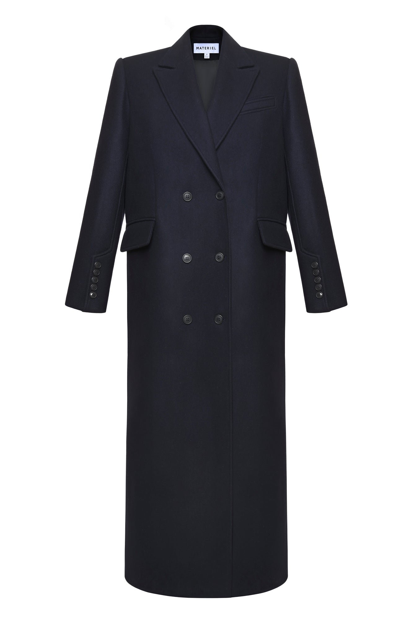 Six-Button Tailored Coat