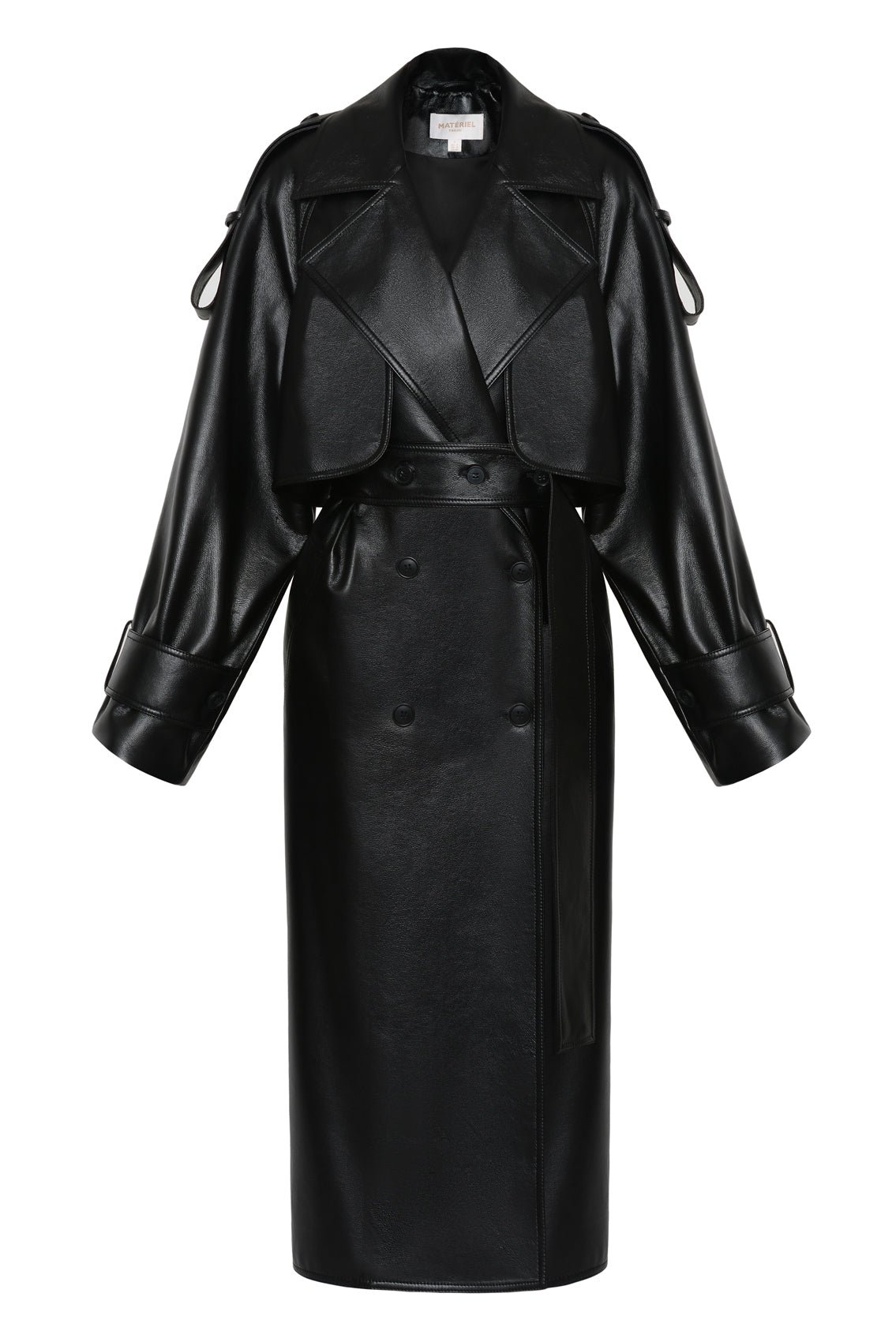 Utilitarian Belted Trench Coat - Image 3