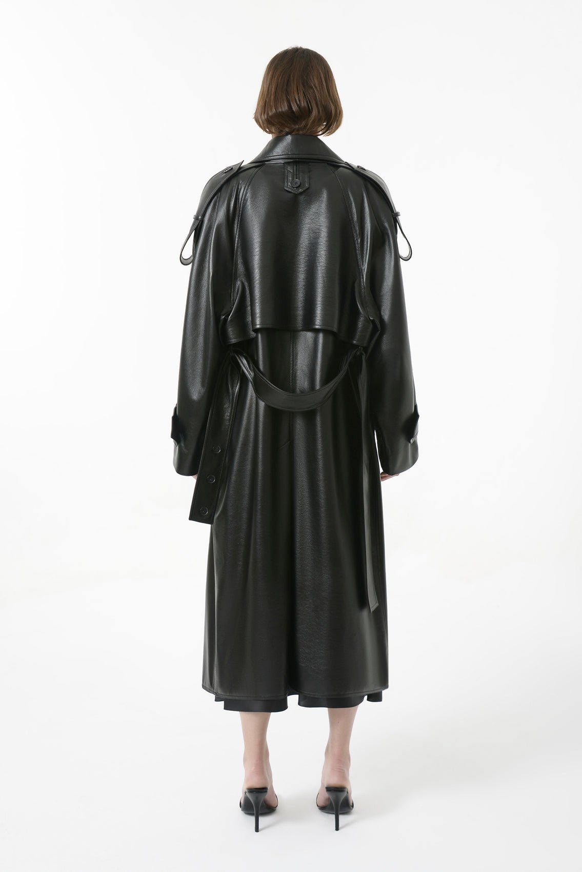 Utilitarian Belted Trench Coat - Image 2