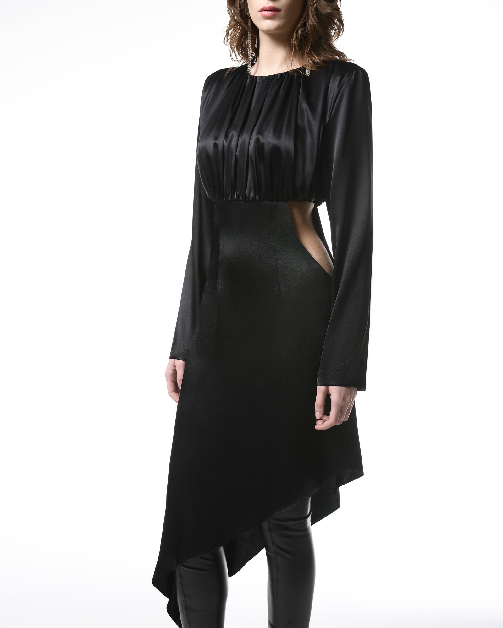 No Waist Asymmetrical Dress