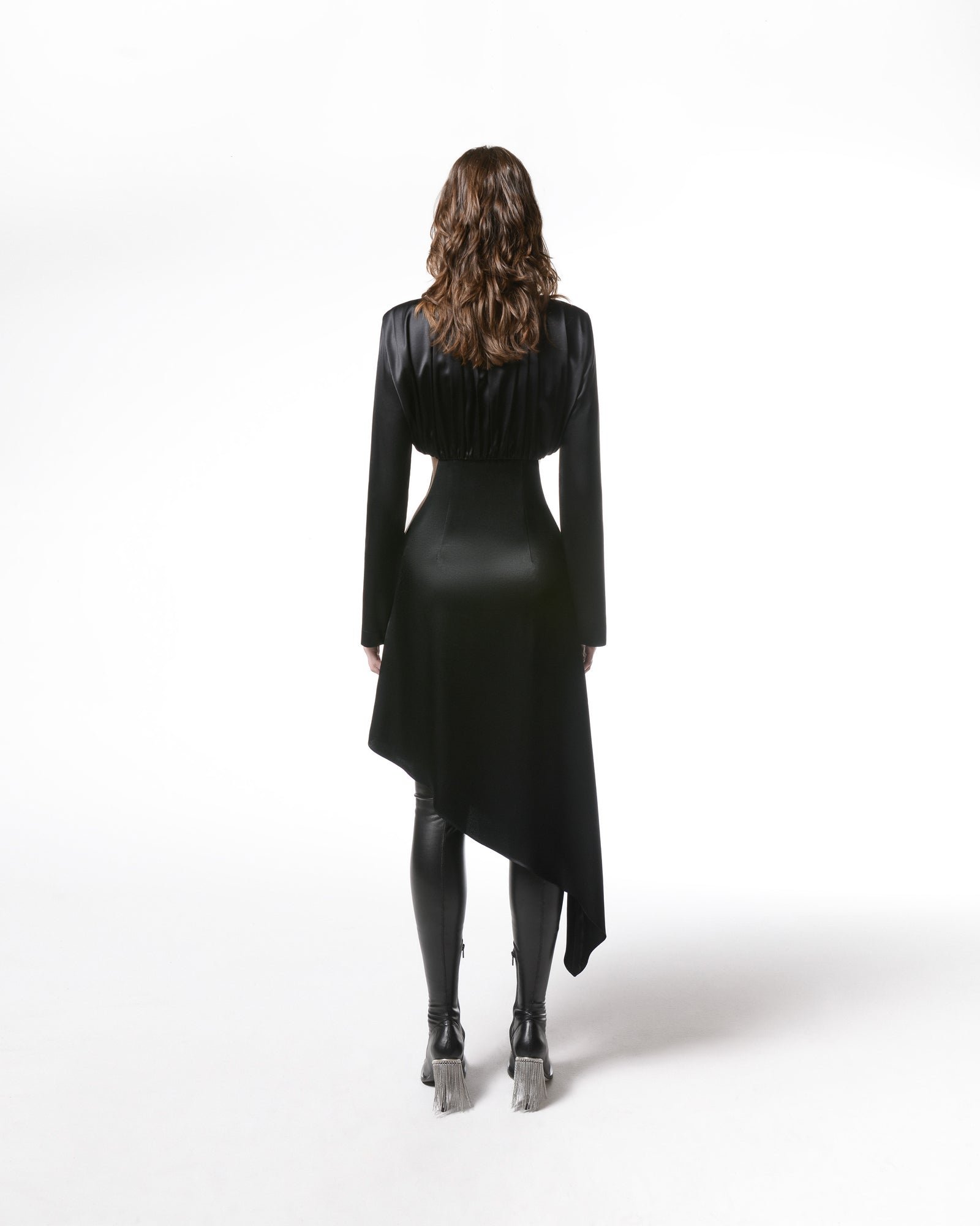 No Waist Asymmetrical Dress - Image 3