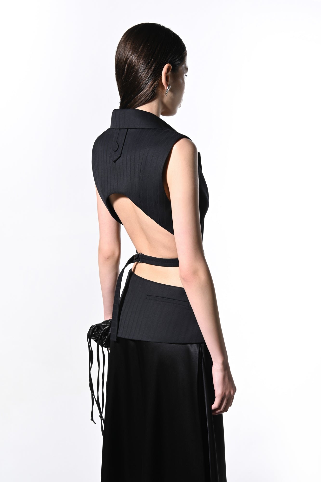 Lined Belt Layer Skirt - Image 2
