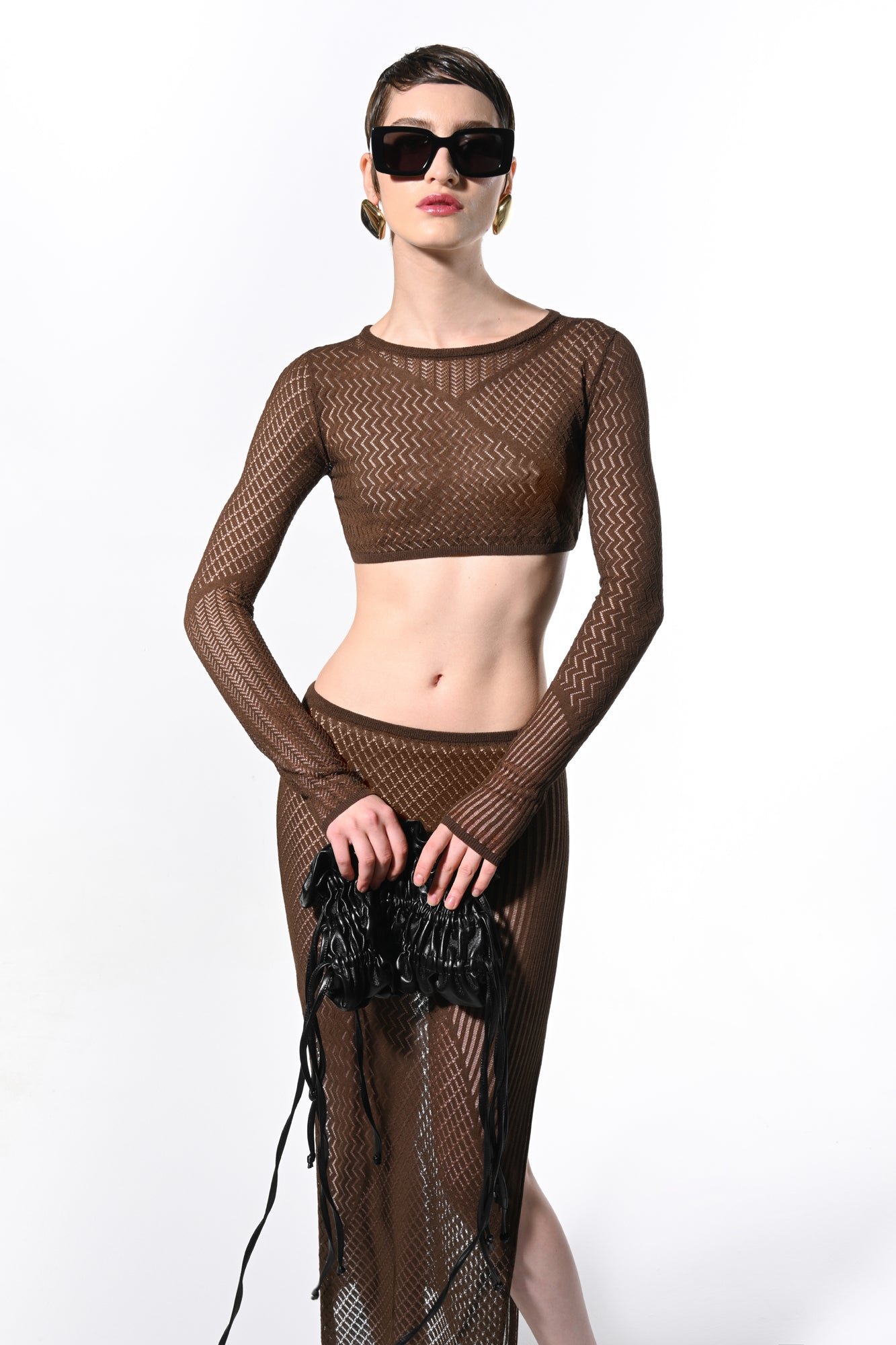 Ajur Sheer Top