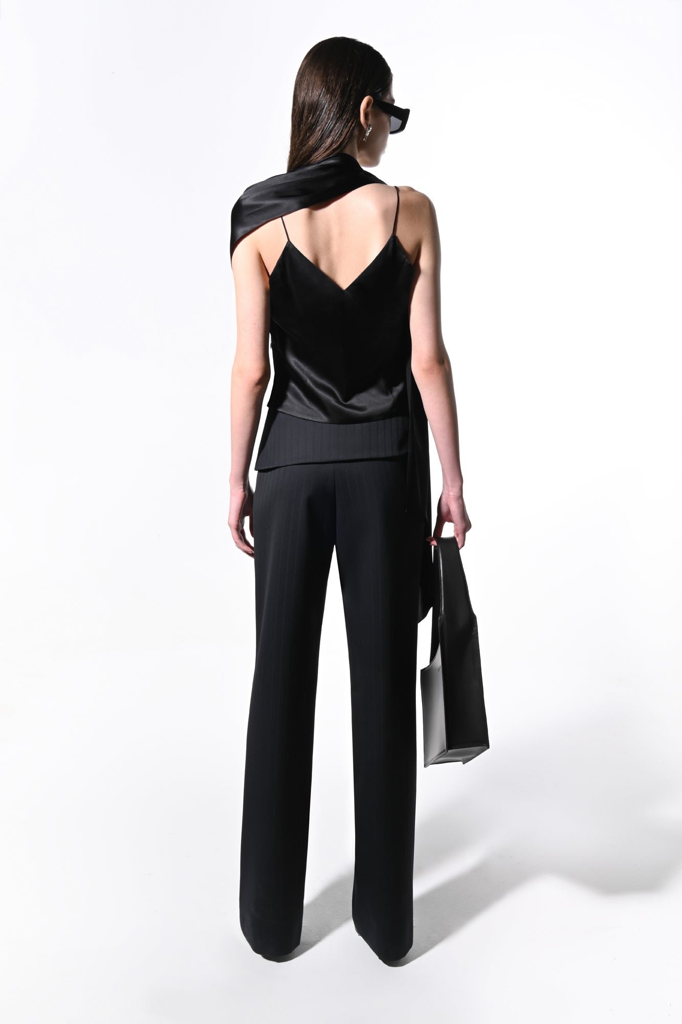 Belt Layer Lined Pants - Image 2