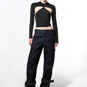 Silver Logo Geometry Top