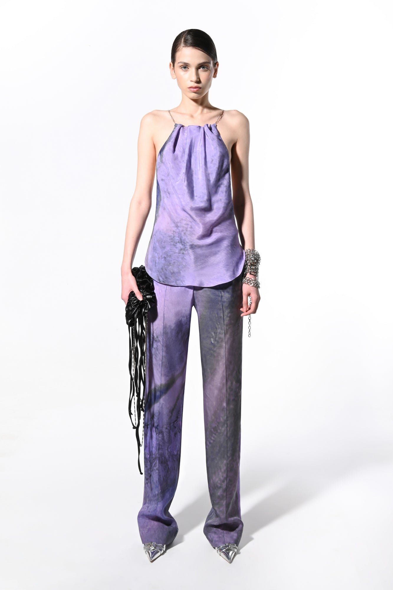 High Waist Straight Pants