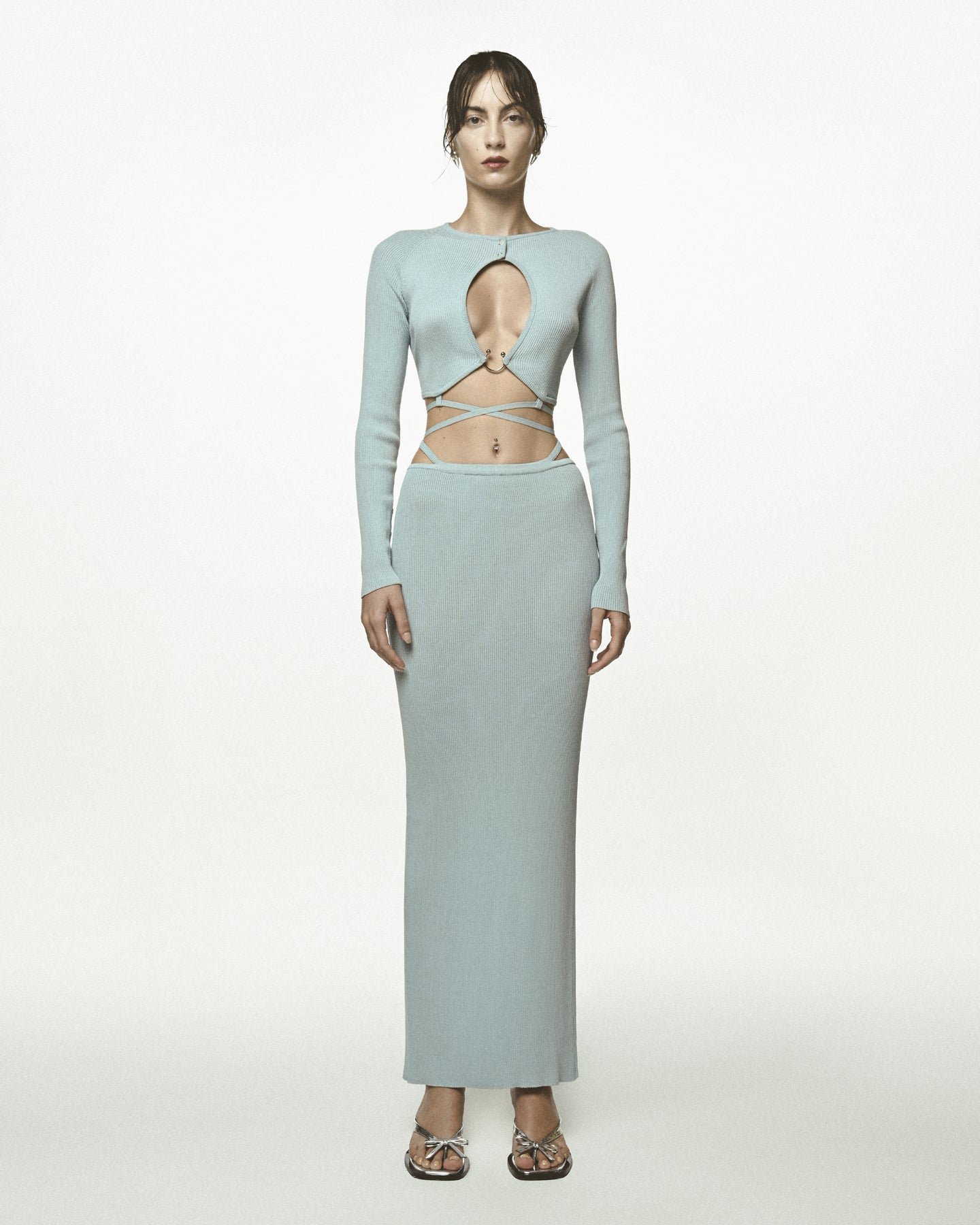 Thin Strap Maxi Skirt