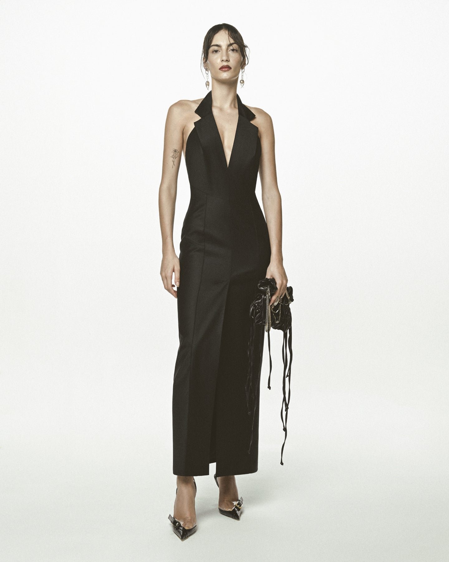 No Back Vest Dress