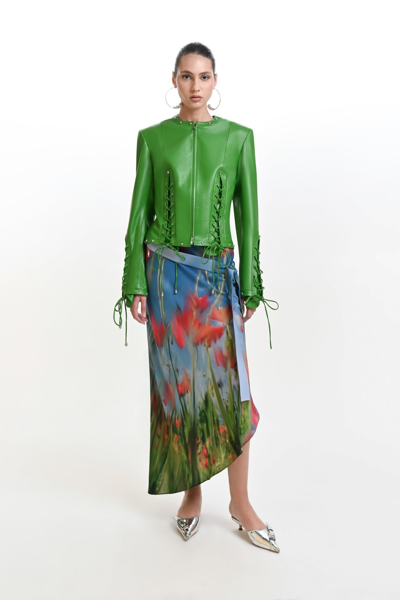 Asymmetrical Flare Skirt