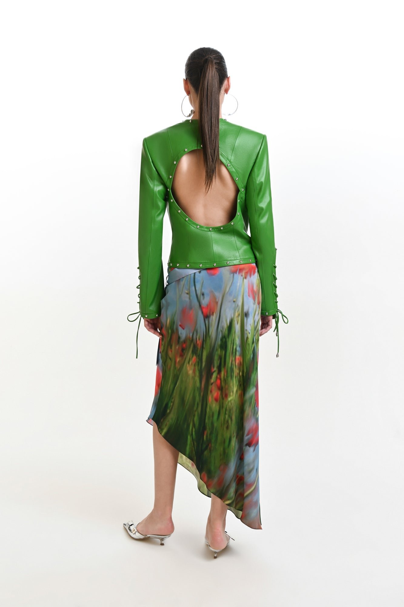 Asymmetrical Flare Skirt - Image 2