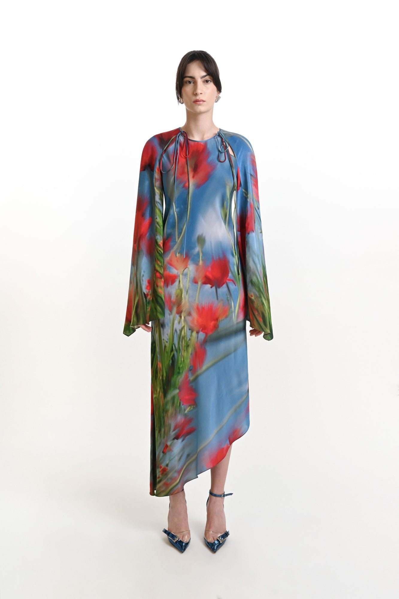 Asymmetrical Flare Dress