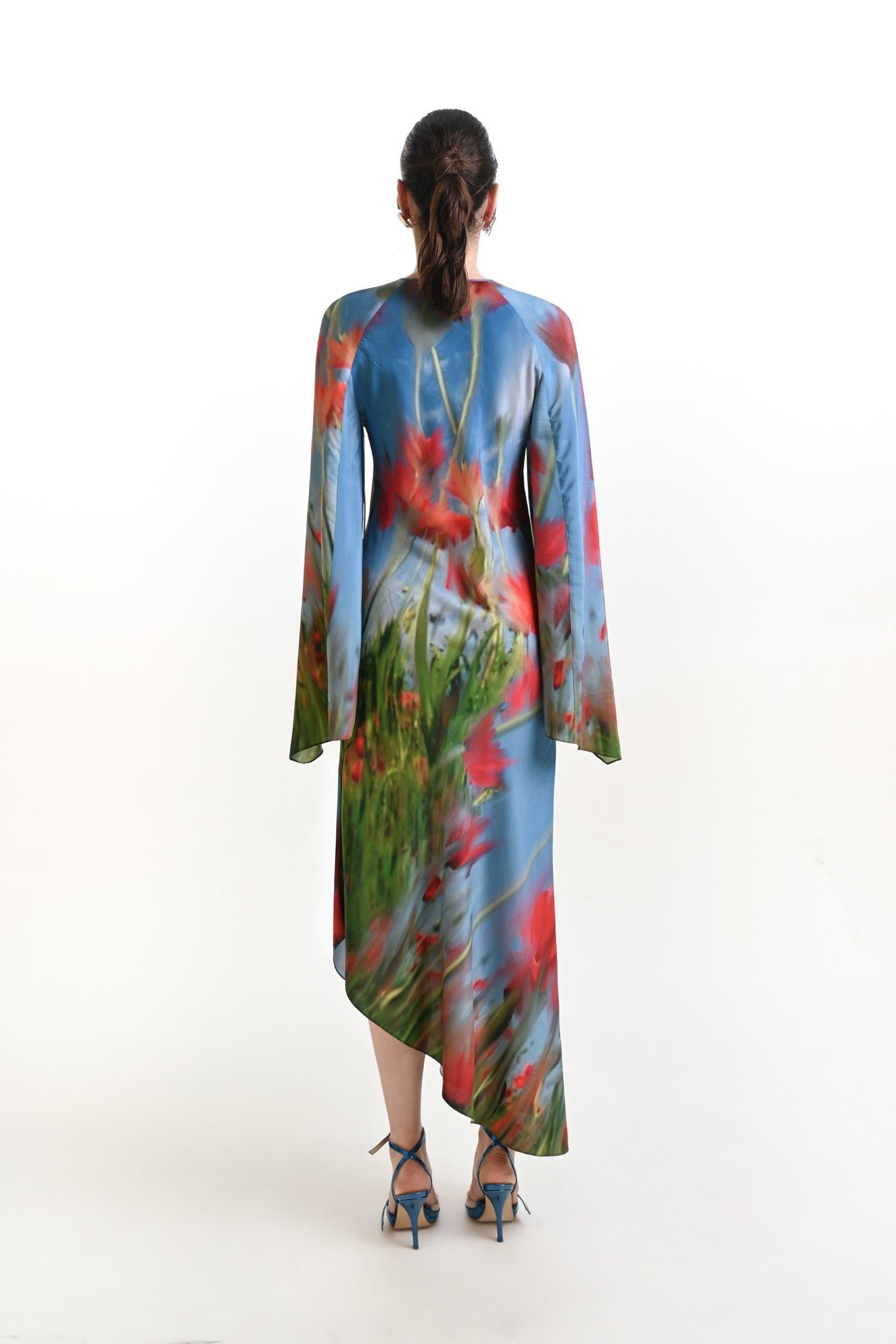 Asymmetrical Flare Dress - Image 2