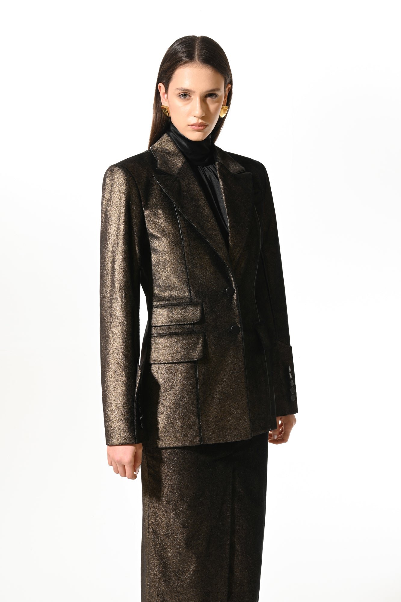 Tailored Stitched Blazer - Image 2