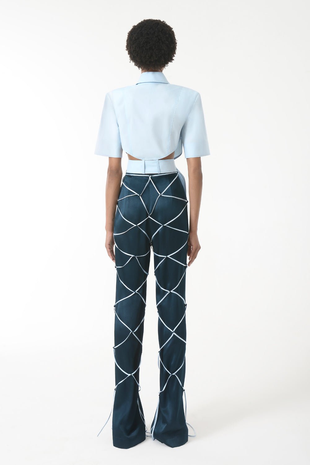 Belted Crop Shirt - Image 3