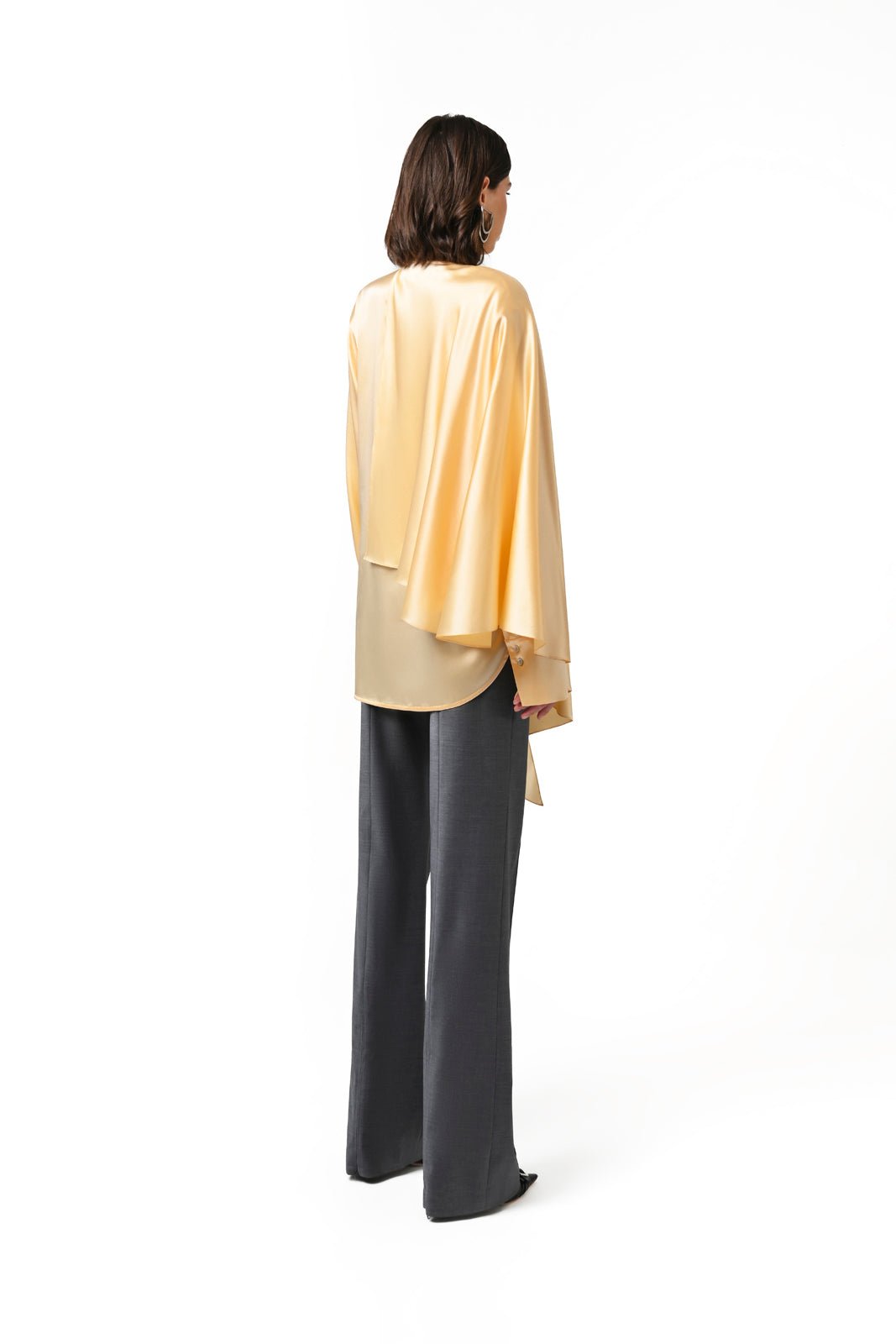 Airy Scarf Shirt-Dress - Image 2