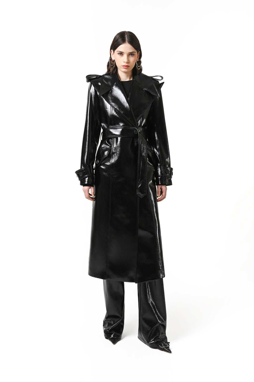 Eco Leather Signature Trench