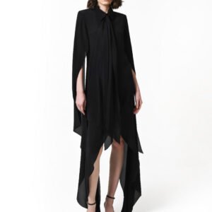 SCARF & LAYER DRESS - S